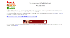 Desktop Screenshot of borl.com