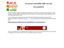 Tablet Screenshot of borl.com